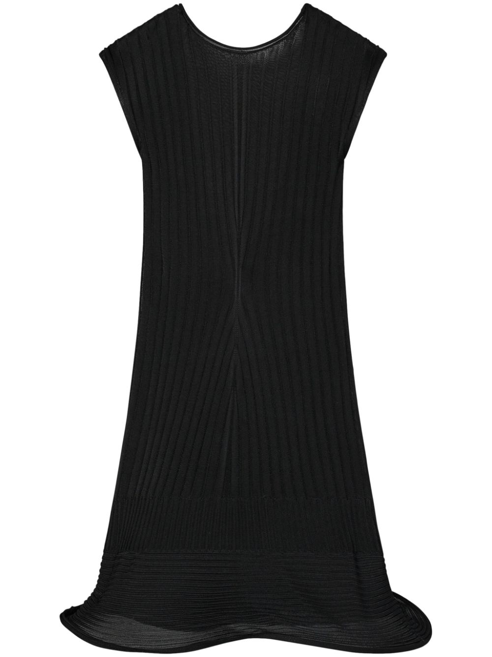 Tory Burch boat-neck knitted dress - Black