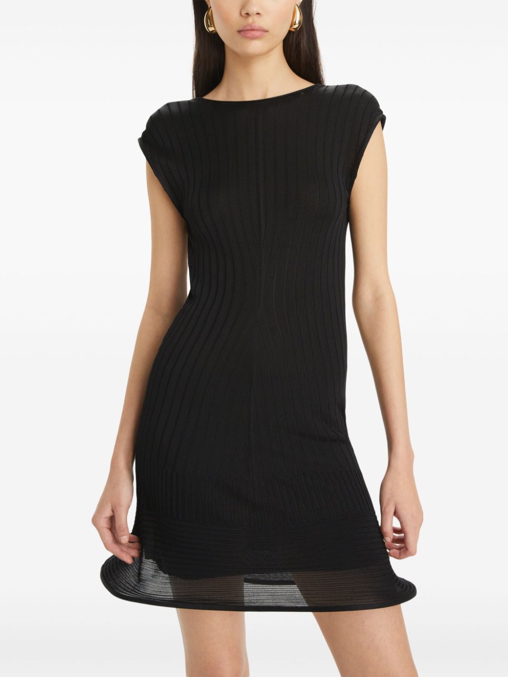 Tory Burch boat-neck knitted dress Women