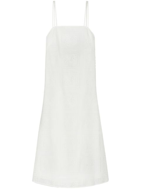 Tory Burch eyelet-detail midi dress Women