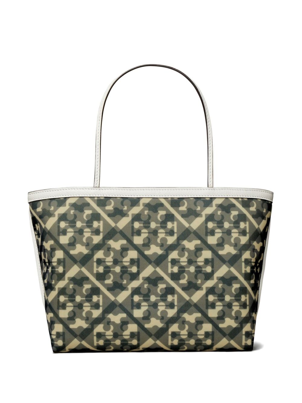 Tory Burch Logo-print Tote Bag In Black