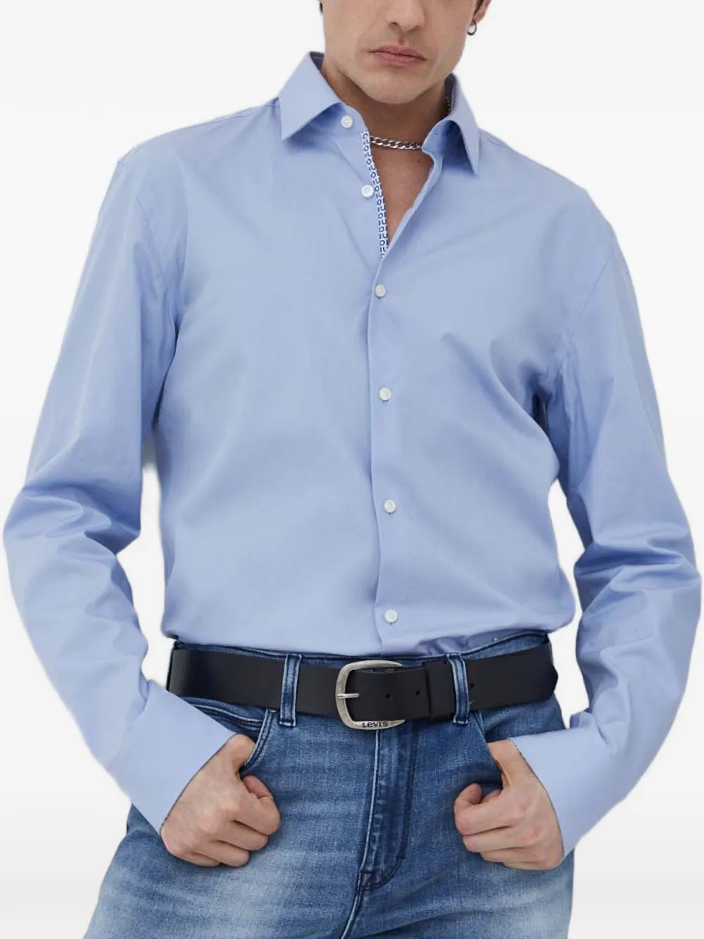 HUGO button-up shirt | Blue | Image 1