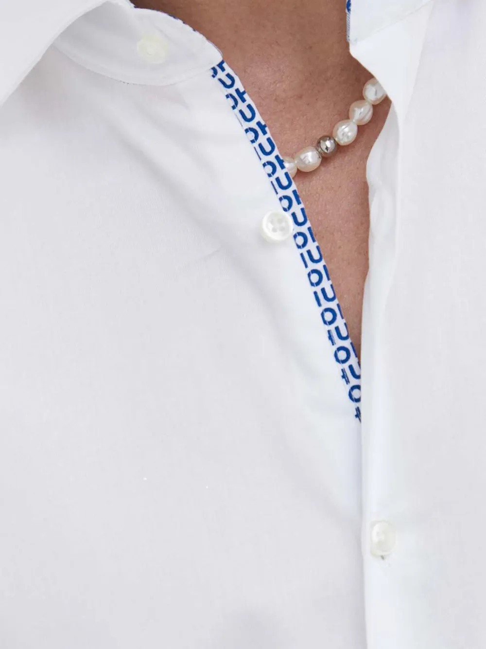 Hugo Boss Buttoned Shirt In White