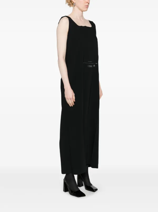 ワンピース Maison Margiela DRESS (S51DT0014S43001 100) MM6 Maison Margiela Sac Utilisable-print Maxi Dress | Black