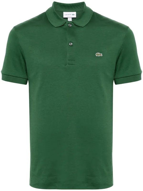 Lacoste logo-patch Jersey Polo Shirt Green FARFETCH UZ