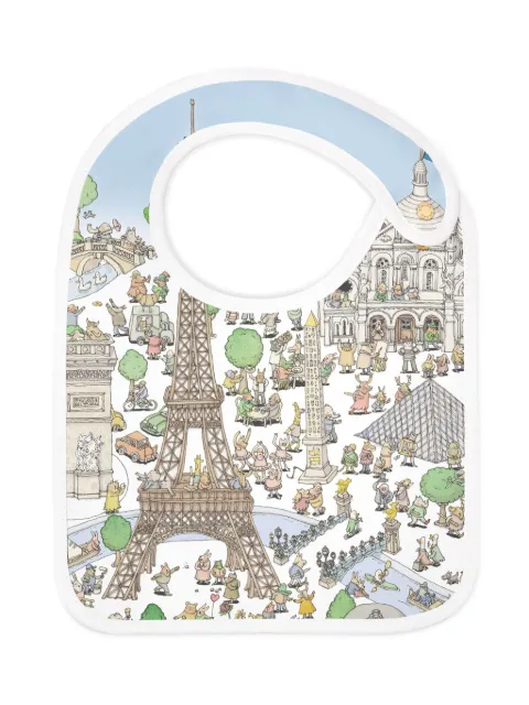 Atelier Choux Bavaglino con stampa Paris