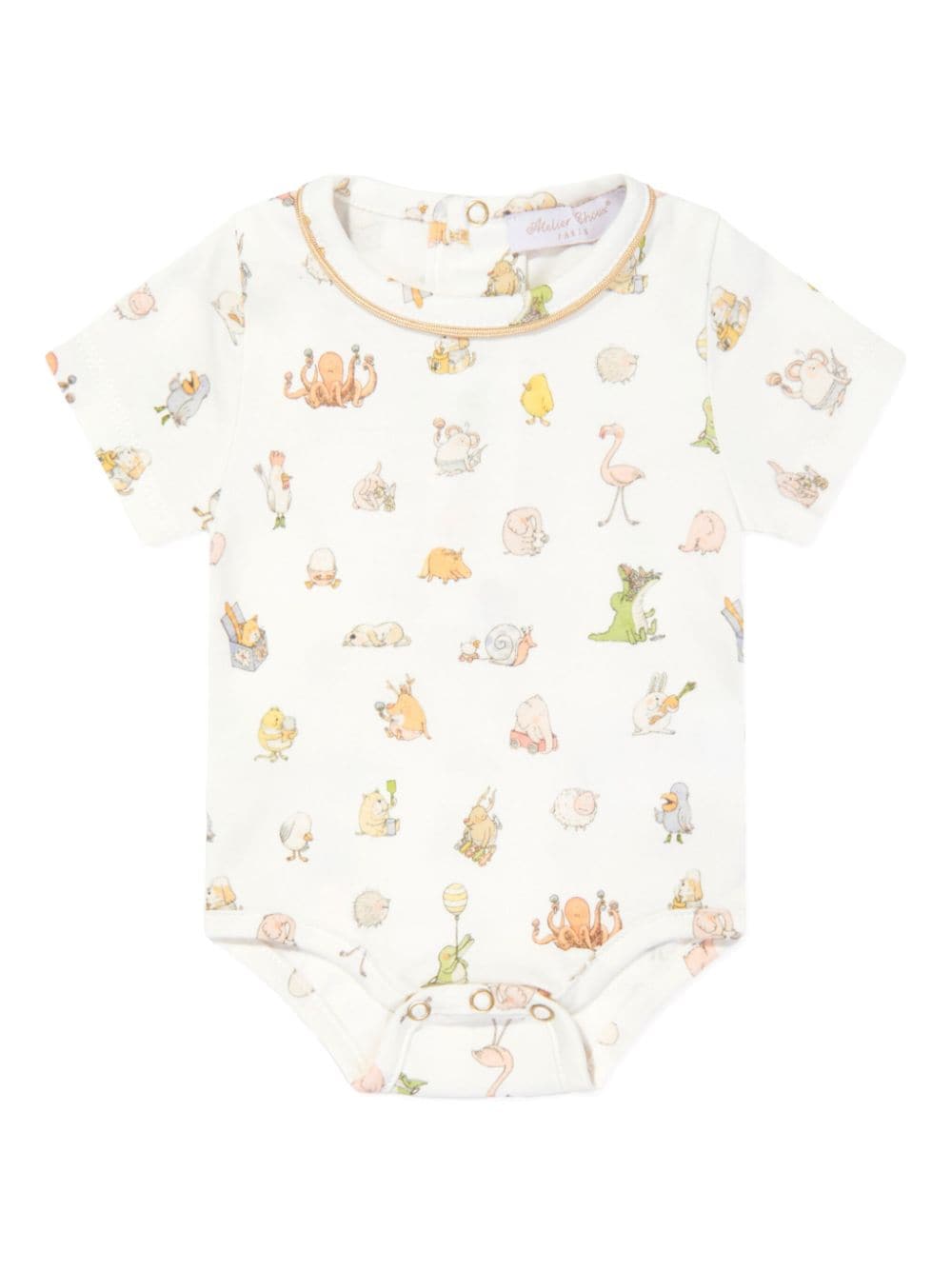 ATELIER CHOUX BÉBÉ CHOUX-PRINT COTTON BODY