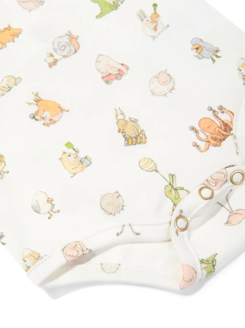 Atelier Choux Bébé Choux-print Cotton Body In White