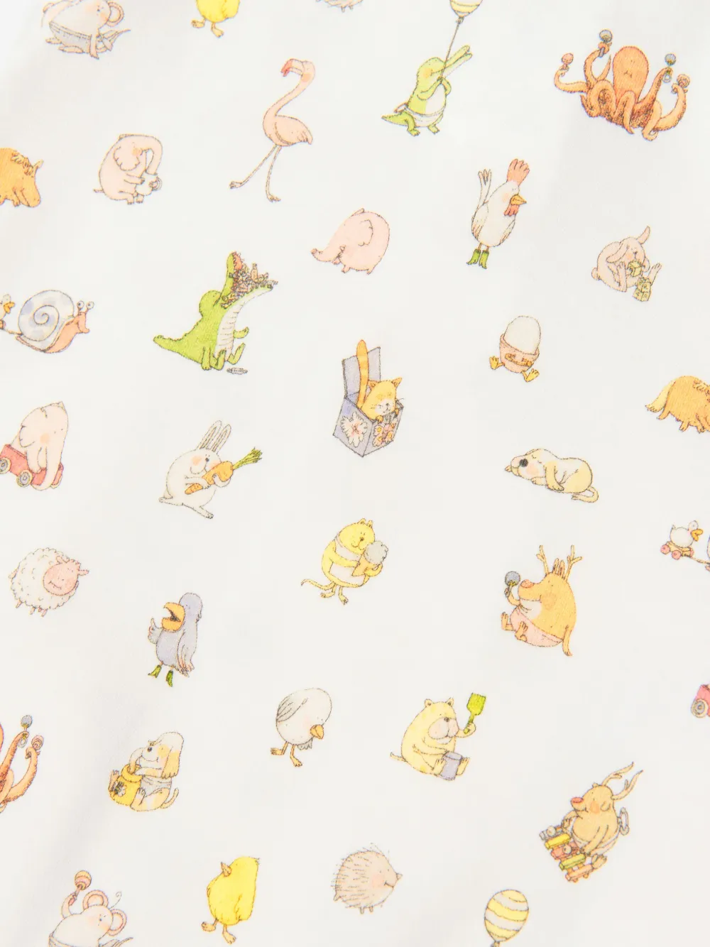 Atelier Choux Bébé Choux-print Cotton Body In White