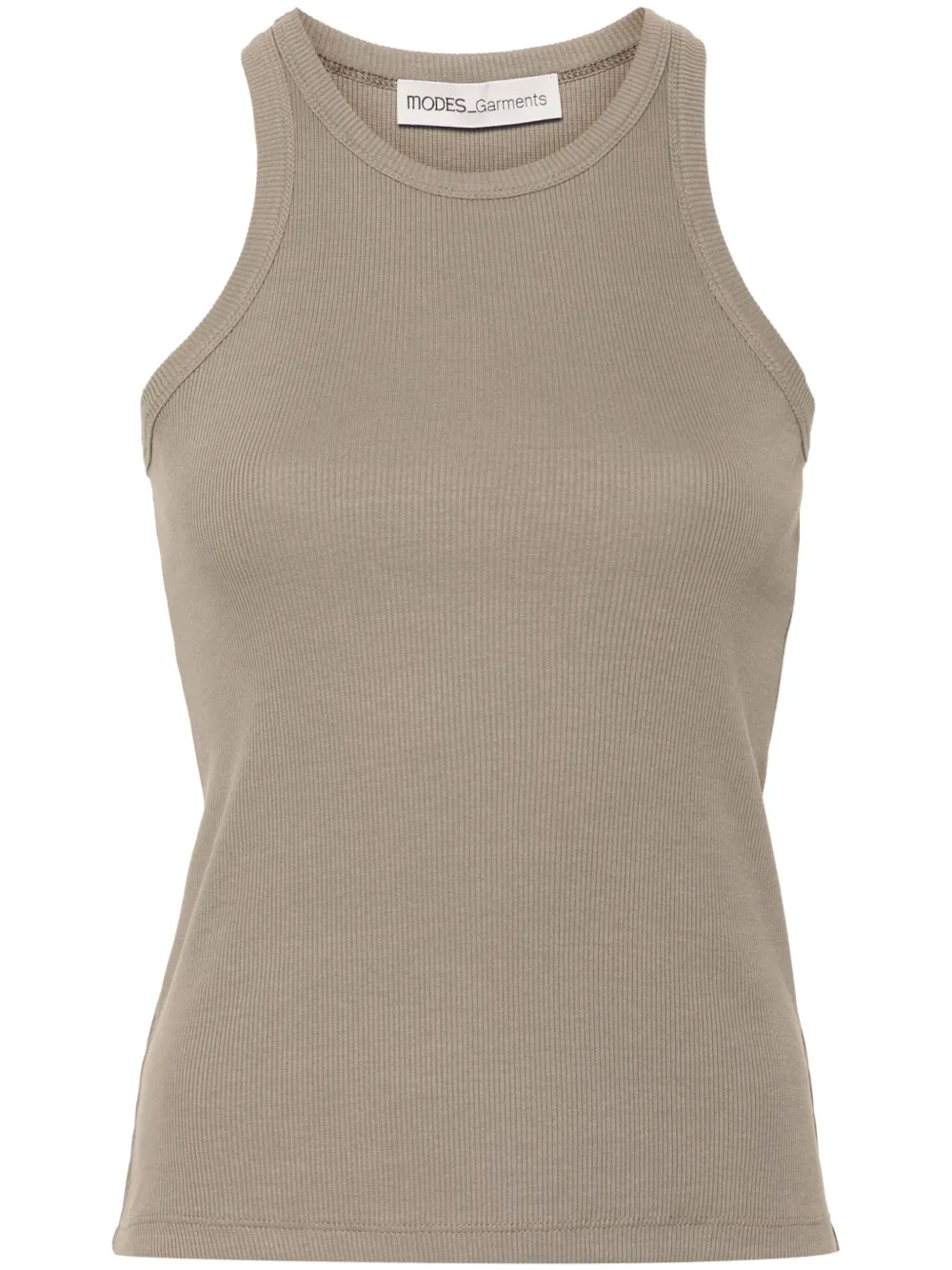 MODES GARMENTS ribbed tank top | Neutrals | Image 1