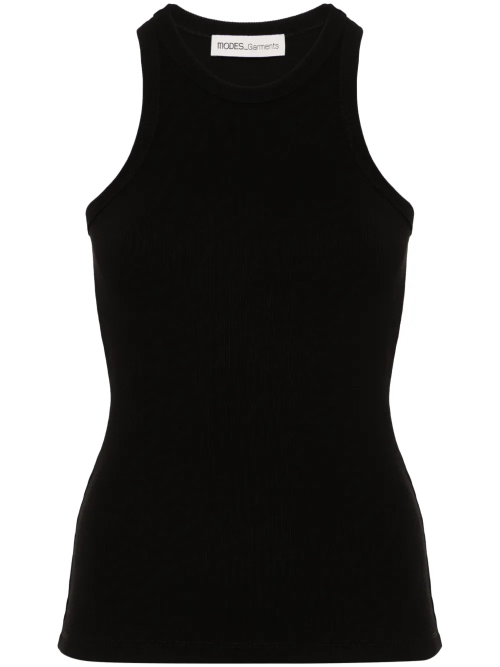MODES GARMENTS ribbed tank top | Black | Image 1