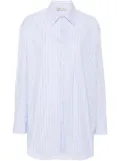 MODES GARMENTS striped cotton shirt - Blue