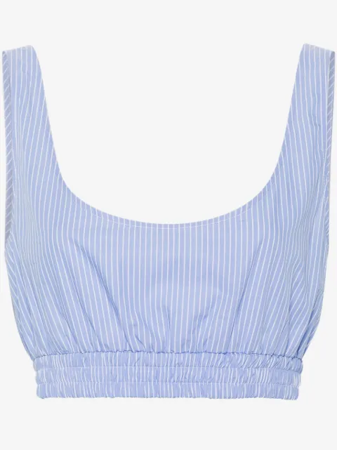 MODES GARMENTS striped crop top