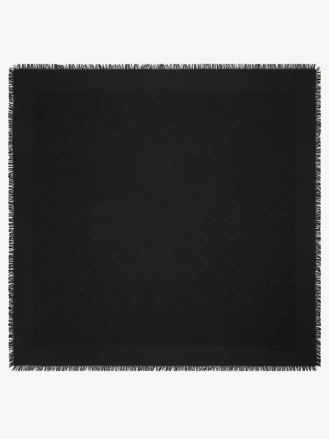 Tory Burch T Monogram jacquard traveler scarf