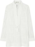 Tory Burch eyelet Tory tunic - White