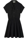 Tory Burch belted poplin shirt dress - Black