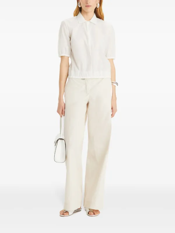 【今月まで】 Tory Burchのホワイトシャツ Tory Burch Poplin Shirt | White | FARFETCH