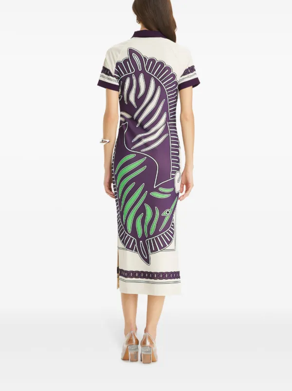 Tory Burch Mesh Polo Dress | Neutrals | FARFETCH