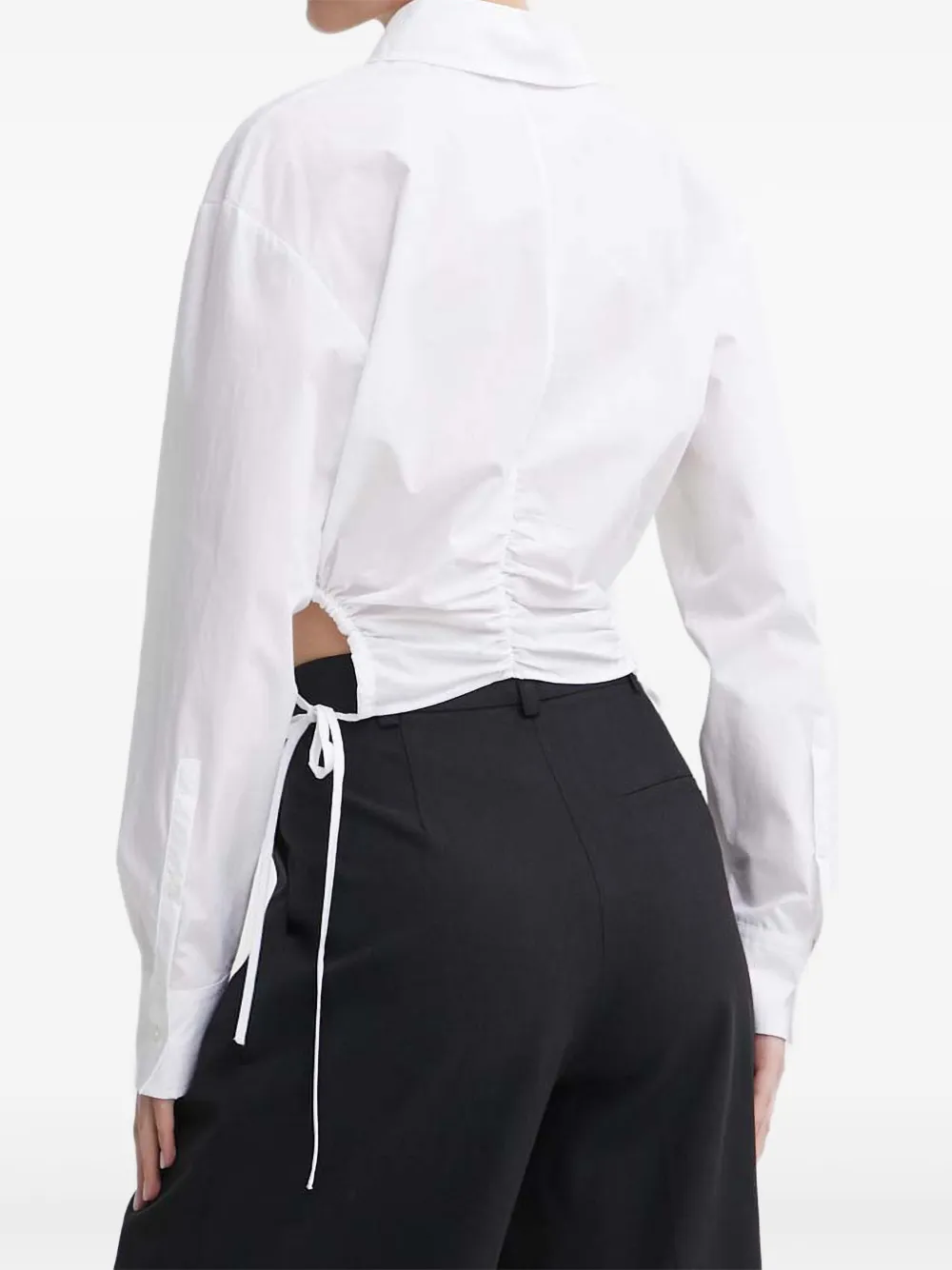 HUGO Blouse met strikdetail Wit