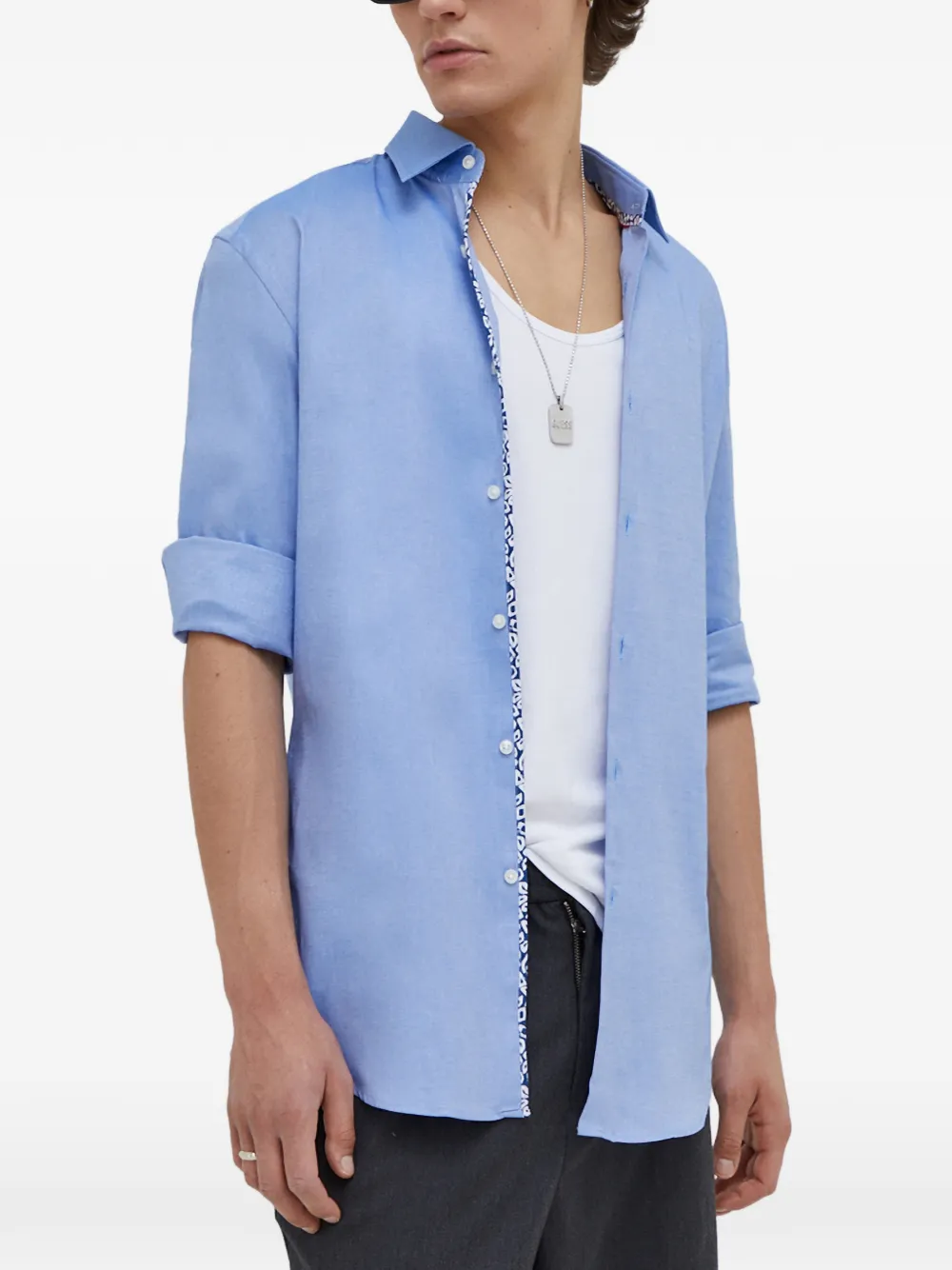 HUGO button-up shirt | Blue | Image 1