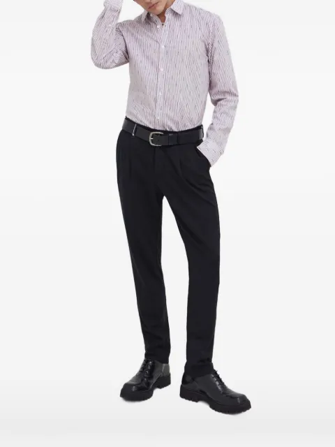 HUGO striped logo shirt