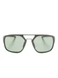 TAG Heuer Line navigator-frame sunglasses - Green