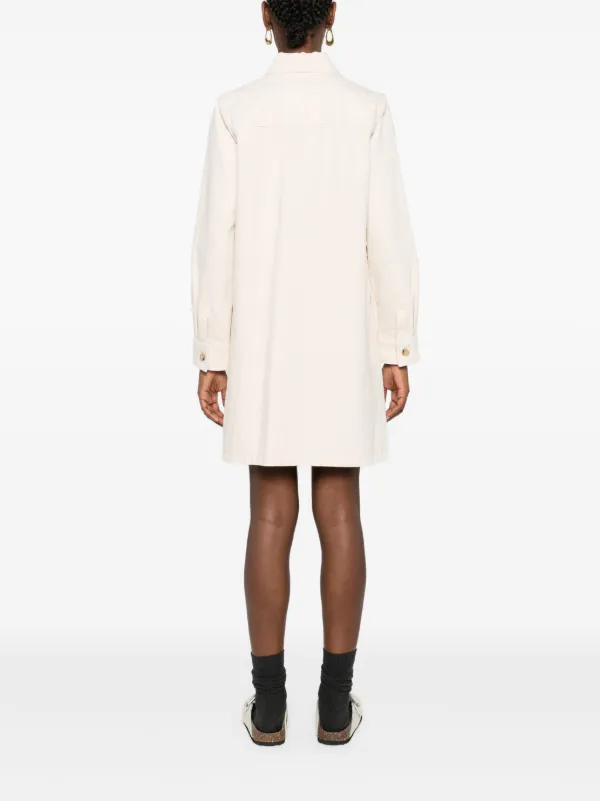A.P.C. Mia Denim Mini Dress | Neutrals | FARFETCH