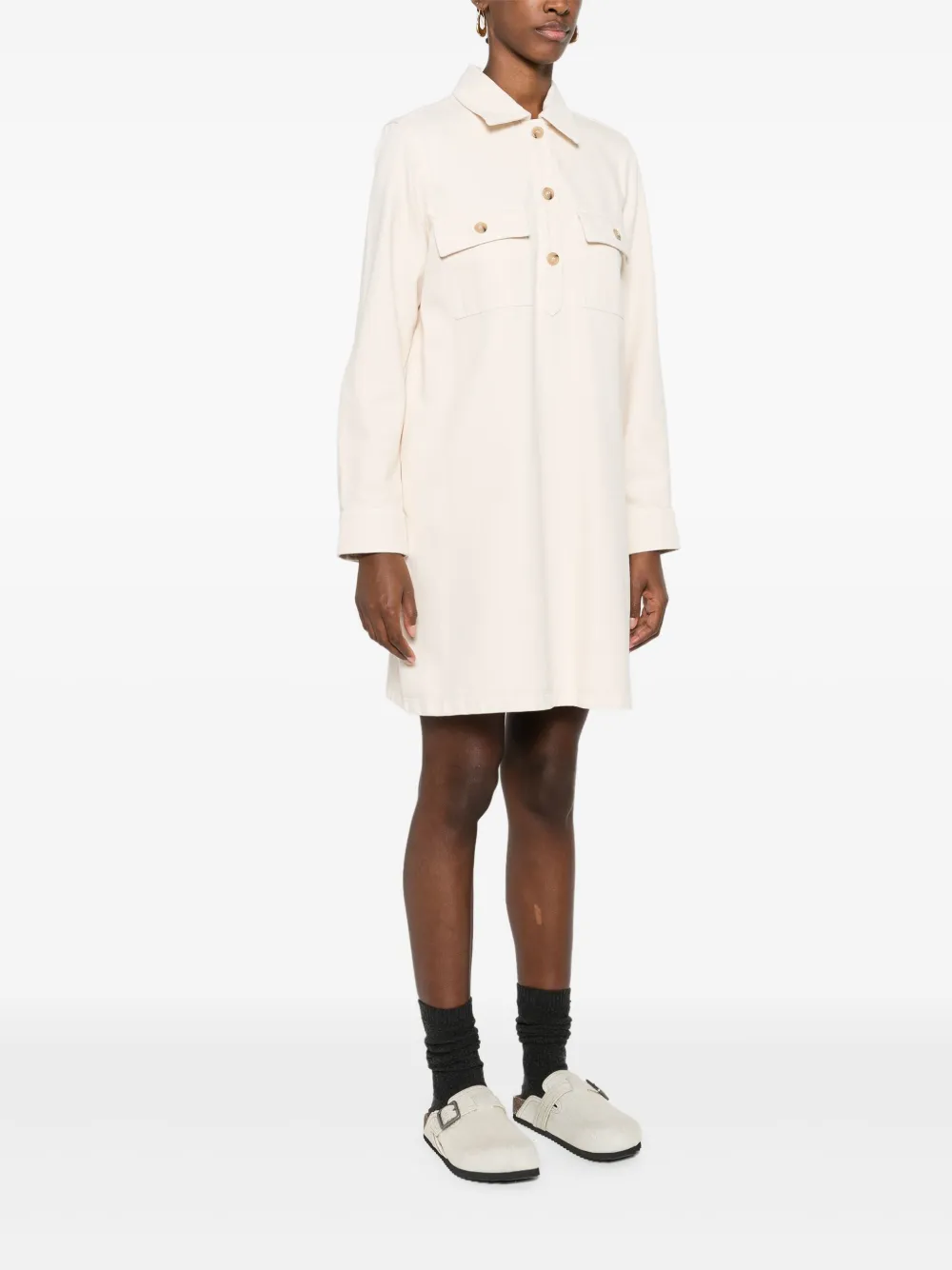 Affordable A.P.C. Mia denim mini dress Women