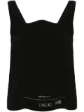 MM6 Maison Margiela Sac Utilisable-print technical jersey top - Black