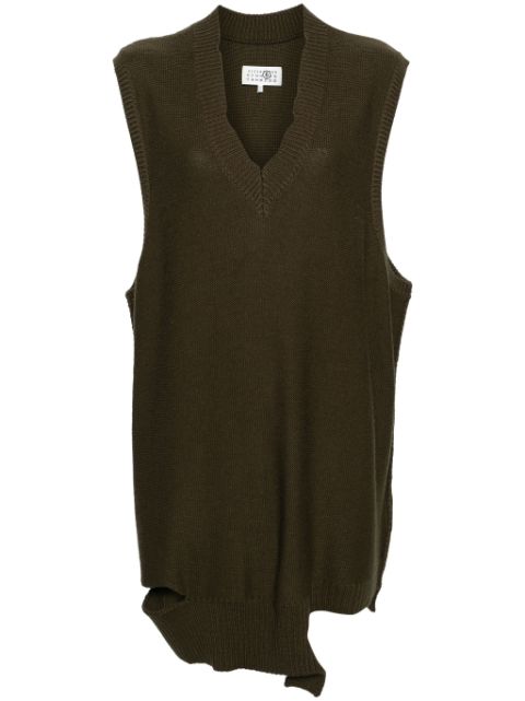 MM6 Maison Margiela sleeveless knitted minidress Women