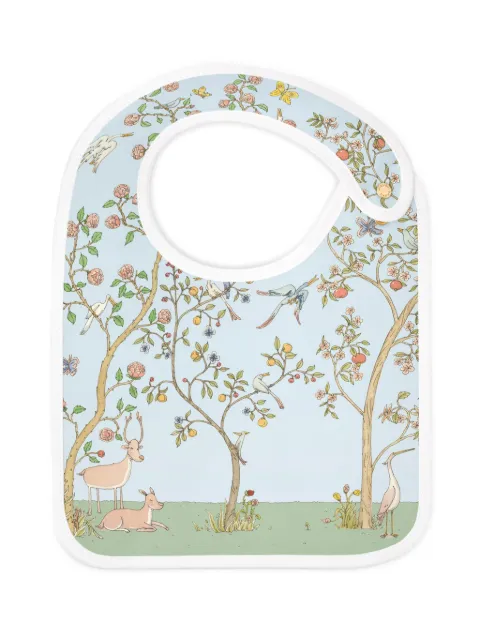 Atelier Choux In Bloom organic cotton bib