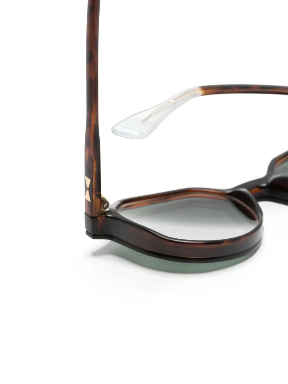  Snob Clubber Round-frame Glasses - Brown 