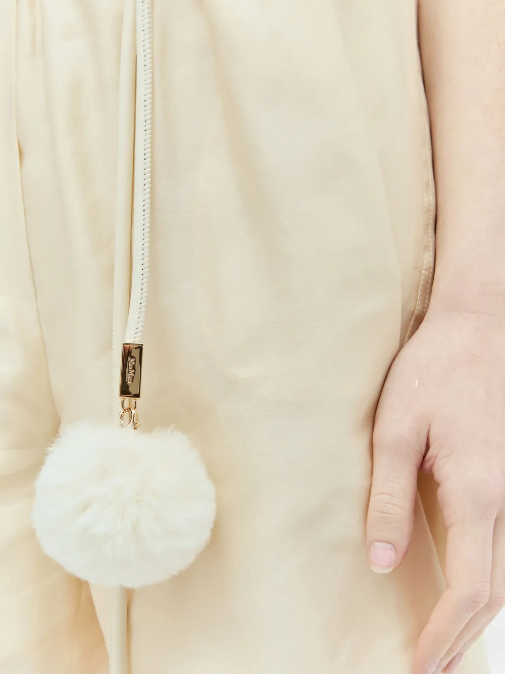 Max Mara Cinturón Con Pompón - Neutro 