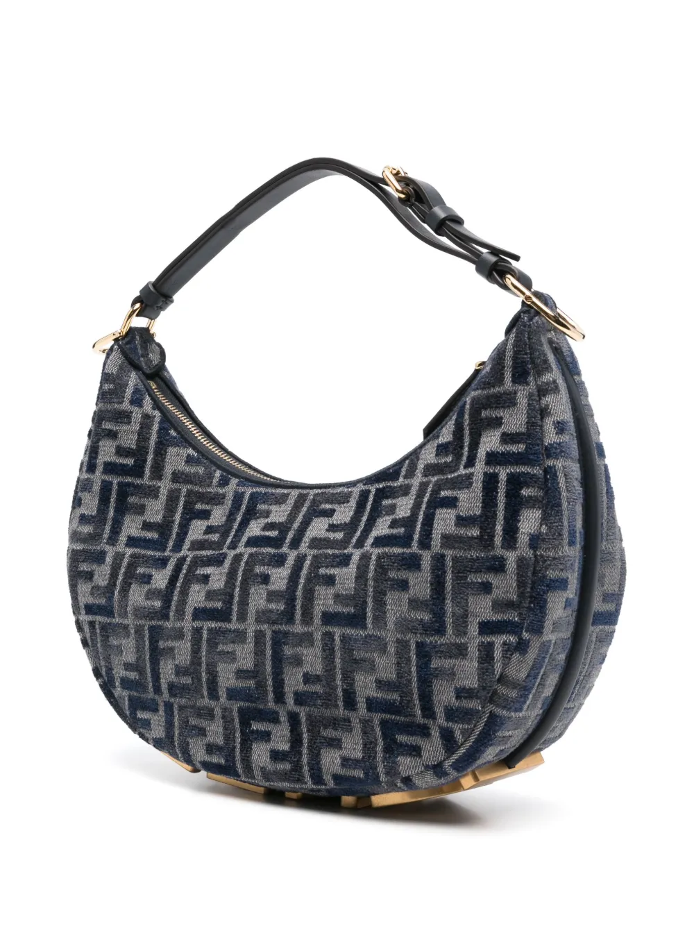 FENDI graphy kleine schoudertas Blauw