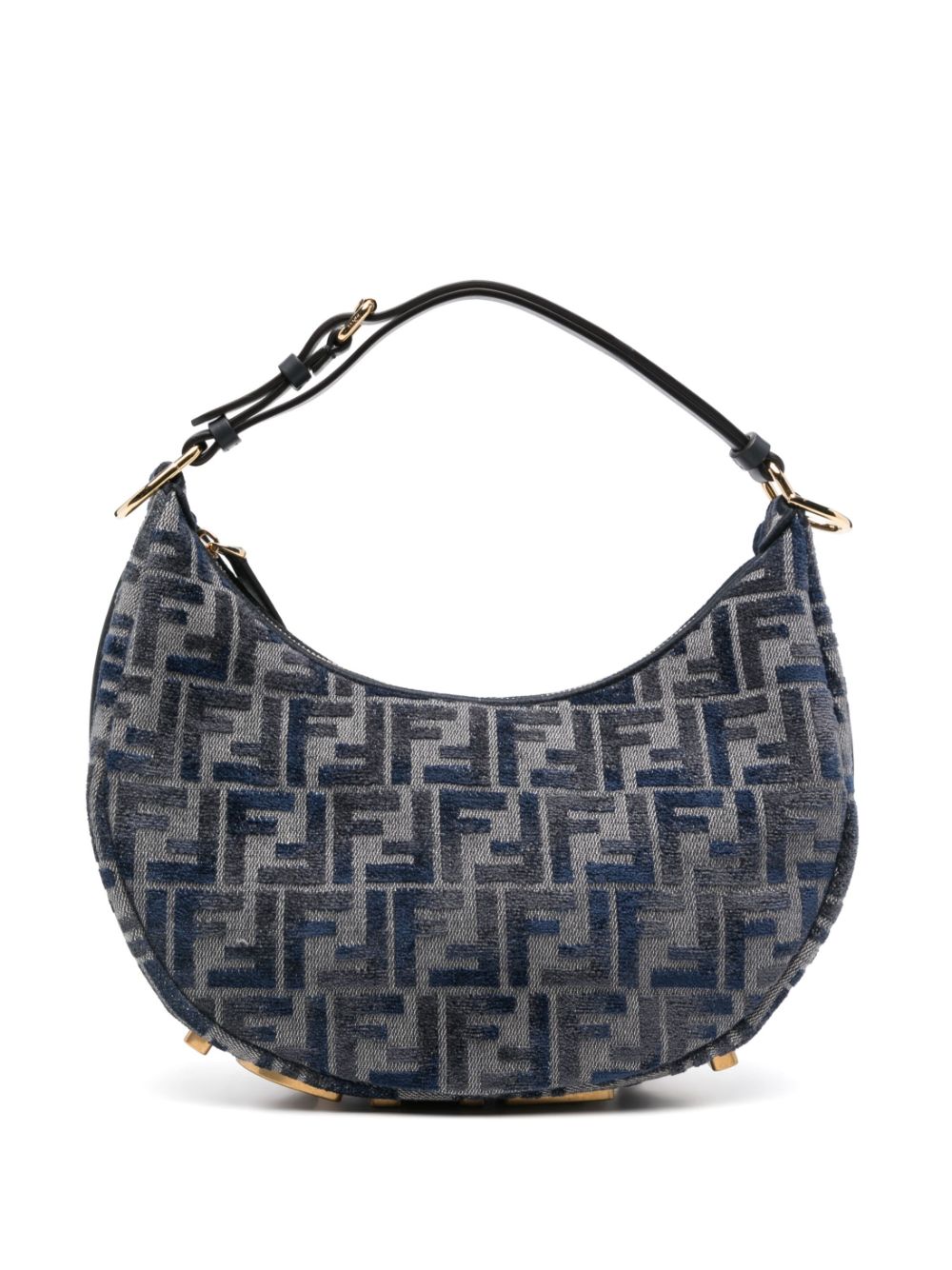 FENDI graphy kleine schoudertas Blauw