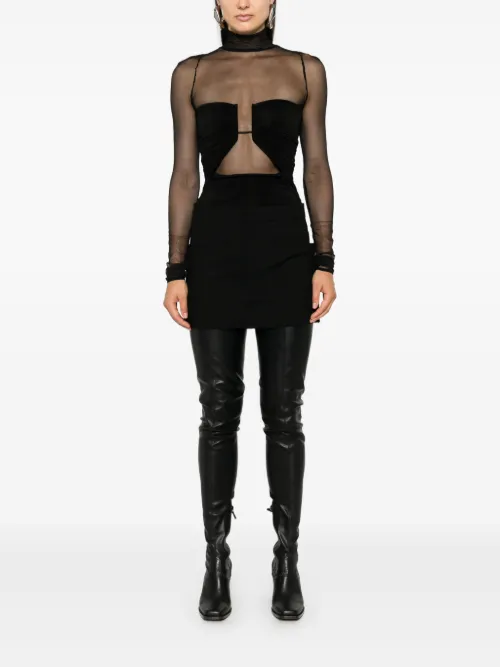 Rick Owens minijupe Cut-Off - Noir - Rick Owens - Modalova