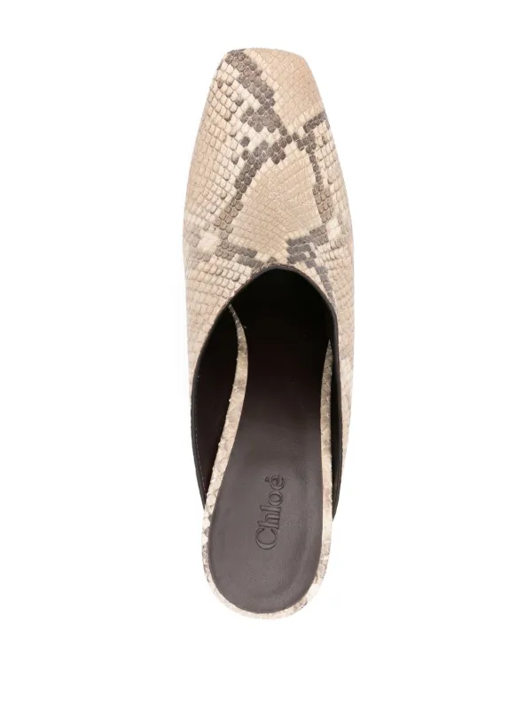 サンダル・ミュール Chloe Charm Heeled Mules Chloé Chloé Soleil Heeled Mule | Chloé US