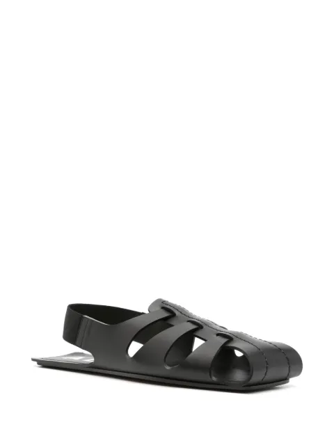 Alaïa caged-design flat sandals AA3S105CK247 - 1