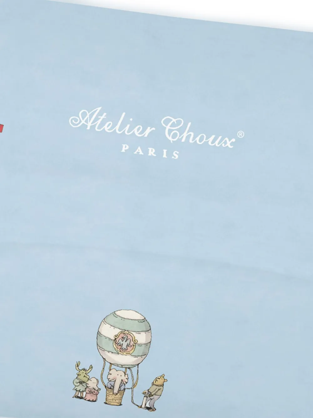 Atelier Choux Paris And Balloon Print Pillow In Blue