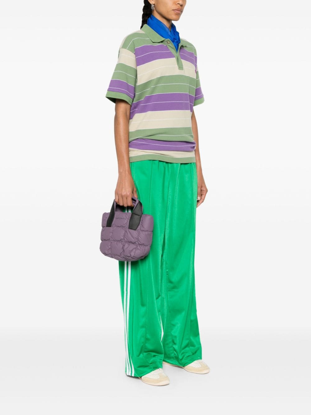 Shop Veecollective Mini Porter Tote Bag In Purple
