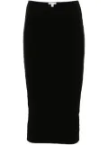 James Perse ruched jersey midi skirt - Black