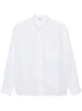James Perse long-sleeve linen shirt - White