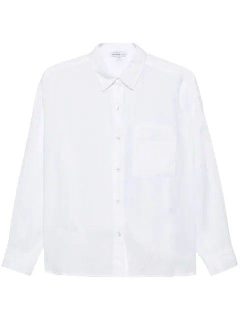 James Perse long-sleeve linen shirt