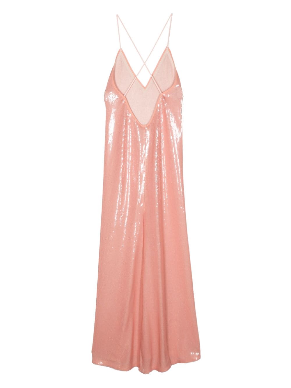 Shop N°21 Sequin-embellished Maxi Dress In Pink