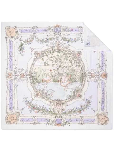 Atelier Choux Tapestry-print cotton blanket