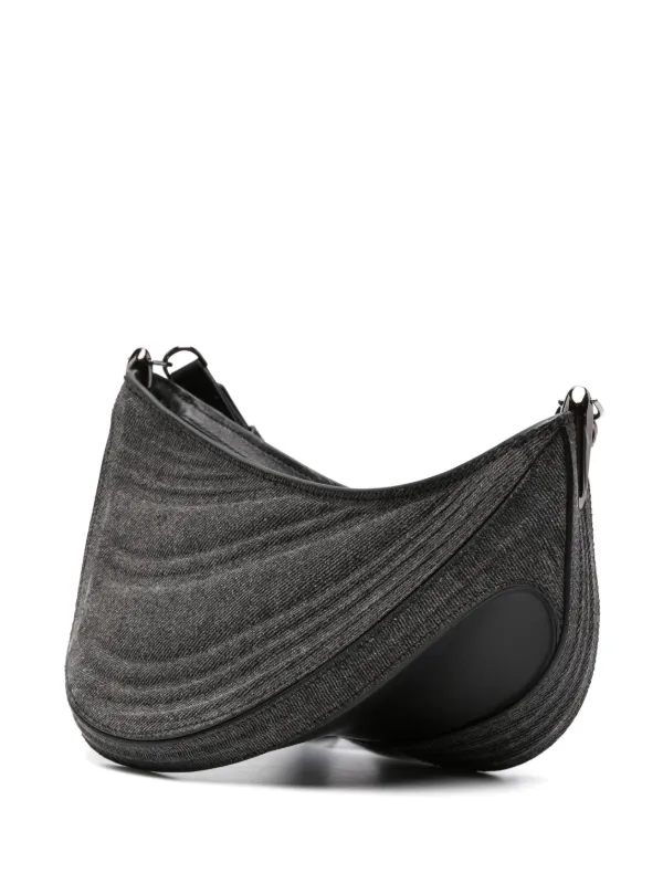 ハンドバッグ MUGLER 'Small Embossed Spiral Curve 01' handbag Black black small embossed spiral curve 01 | MUGLER Official