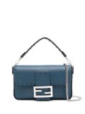 FENDI Baguette leather mini bag - Blue