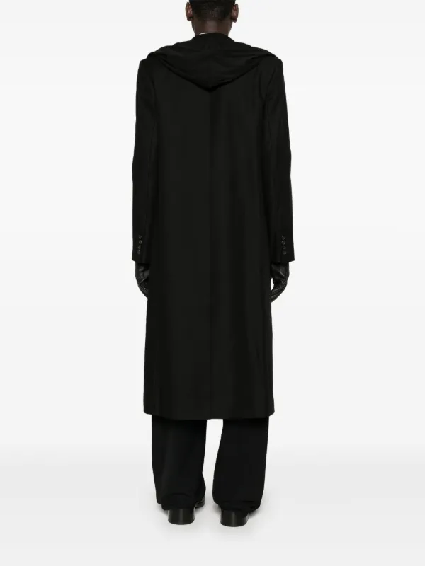 Y/Project ドレープディテール コート | ブラック | FARFETCH JP