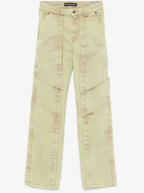 Y/Project jeans rectos con paneles