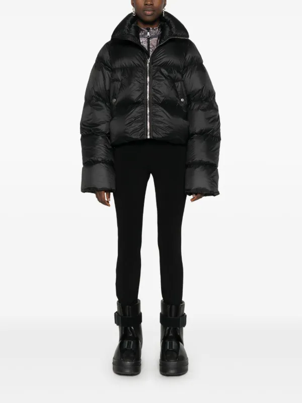 関税負担なし◆RICK OWENS◆TURTLE ダウンジャケット ブラック Rick Owens Turtle パデッドジャケット | ブラック | FARFETCH JP