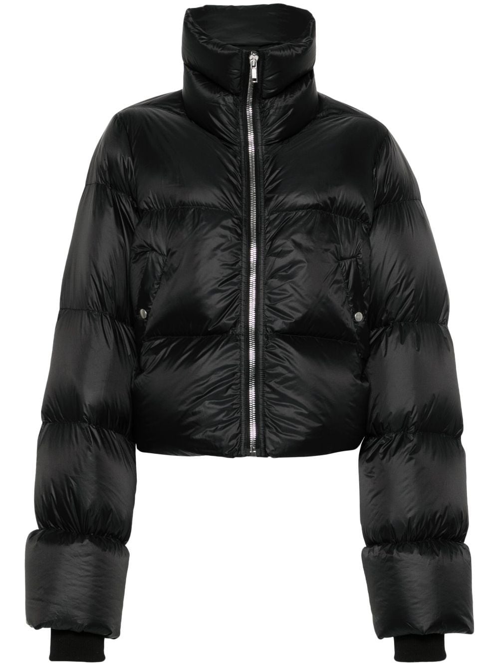 Shop Rick Owens Turtle Padded Jacket In Black